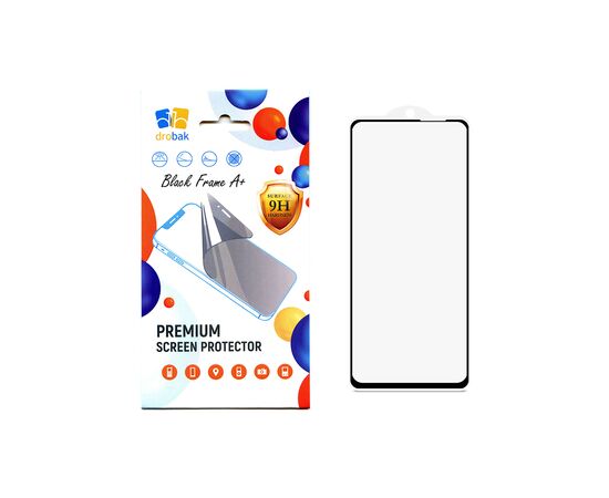 Стекло защитное Drobak OPPO Reno6 Pro 5G Black Frame A+ (616162)