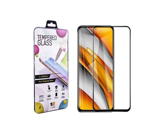 Стекло защитное Drobak Poco M3 Pro Black Frame A+ (494910)
