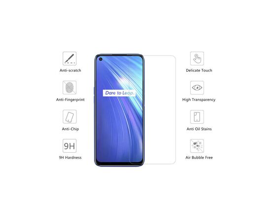 Скло захисне Drobak Realme 6 (464635), зображення 2 Скло захисне Drobak Realme 6 (464635), зображення 2