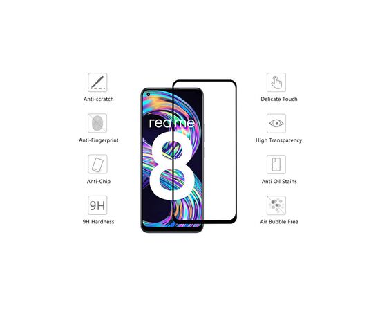 Скло захисне Drobak Realme 8 (494998), зображення 2 Скло захисне Drobak Realme 8 (494998), зображення 2