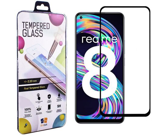 Стекло защитное Drobak Realme 8 (494998)