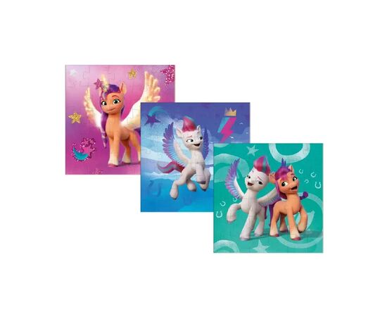 Пазл DoDo 3 в 1 My Little Pony (200384), изображение 2 Пазл DoDo 3 в 1 My Little Pony (200384), изображение 2