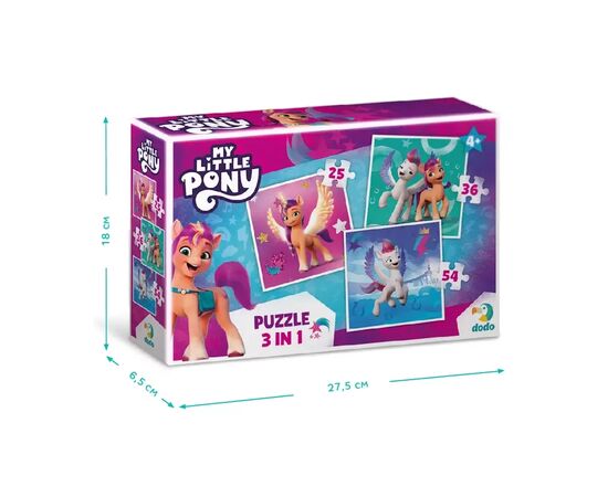 Пазл DoDo 3 в 1 My Little Pony (200384), изображение 4 Пазл DoDo 3 в 1 My Little Pony (200384), изображение 4