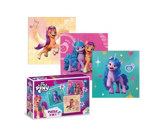 Пазл DoDo 3 в 1 My Little Pony (200385), изображение 3 Пазл DoDo 3 в 1 My Little Pony (200385), изображение 3