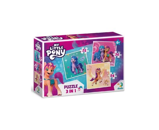 Пазл DoDo 3 в 1 My Little Pony (200385)