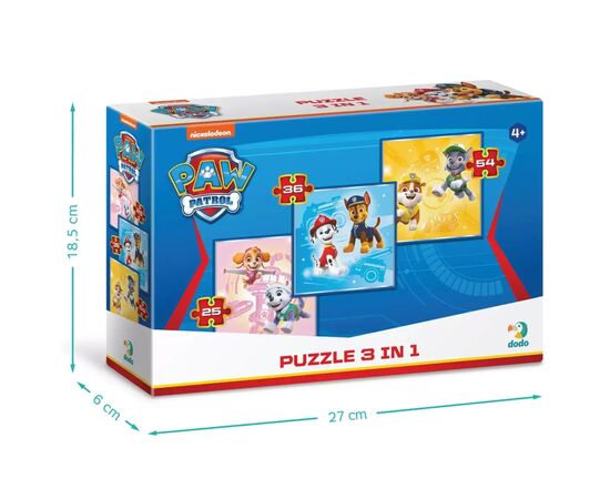 Пазл DoDo 3 в 1 Paw Patrol (200154), изображение 4 Пазл DoDo 3 в 1 Paw Patrol (200154), изображение 4