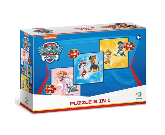 Пазл DoDo 3 в 1 Paw Patrol (200154)