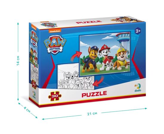 Пазл DoDo на 30 элементов 2 в 1 Paw Patrol (200160), изображение 4 Пазл DoDo на 30 элементов 2 в 1 Paw Patrol (200160), изображение 4