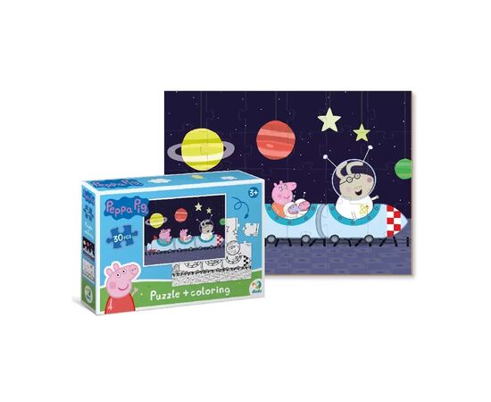 Пазл DoDo на 30 элементов 2 в 1 Peppa Pig (200117), изображение 3 Пазл DoDo на 30 элементов 2 в 1 Peppa Pig (200117), изображение 3