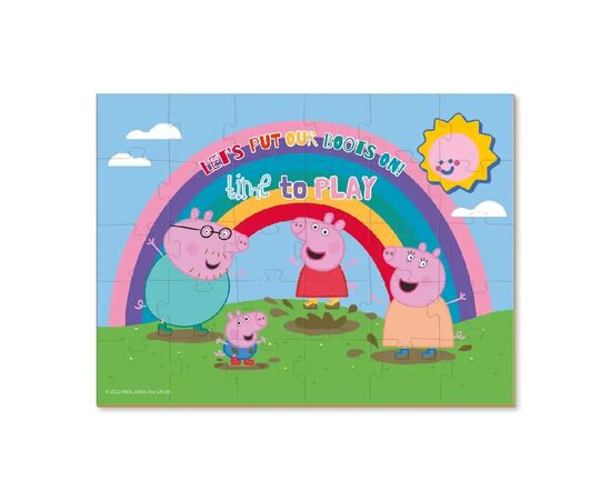 Пазл DoDo на 30 элементов Peppa Pig (200303), изображение 2 Пазл DoDo на 30 элементов Peppa Pig (200303), изображение 2