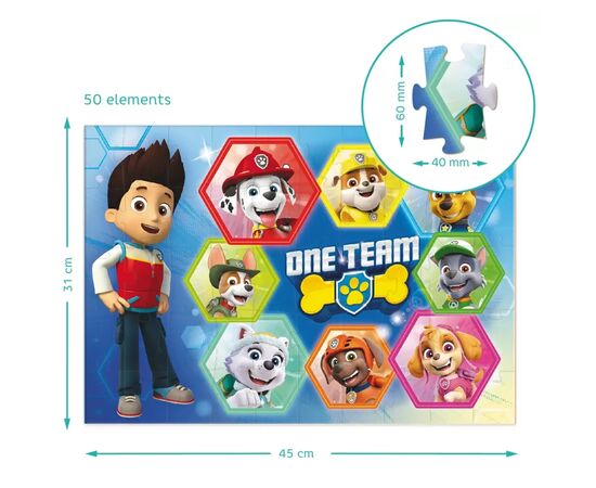 Пазл DoDo на 50 элементов Paw Patrol (200156), изображение 5 Пазл DoDo на 50 элементов Paw Patrol (200156), изображение 5
