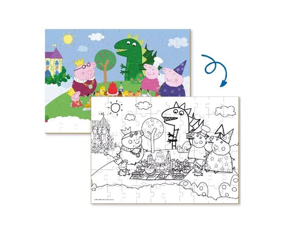 Пазл DoDo на 60 элементов 2 в 1 Peppa Pig (200118), изображение 2 Пазл DoDo на 60 элементов 2 в 1 Peppa Pig (200118), изображение 2