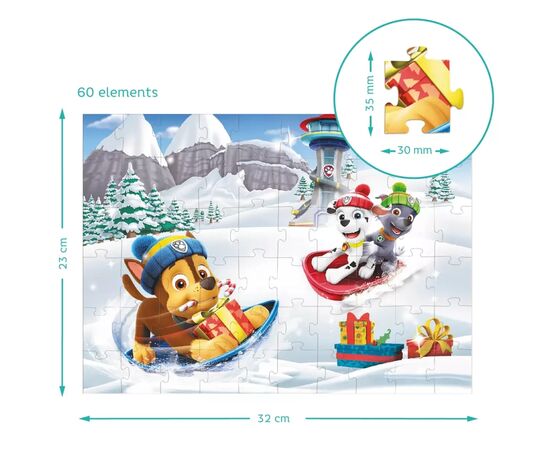 Пазл DoDo на 60 элементов Paw Patrol.Christmas (200419), изображение 5 Пазл DoDo на 60 элементов Paw Patrol.Christmas (200419), изображение 5