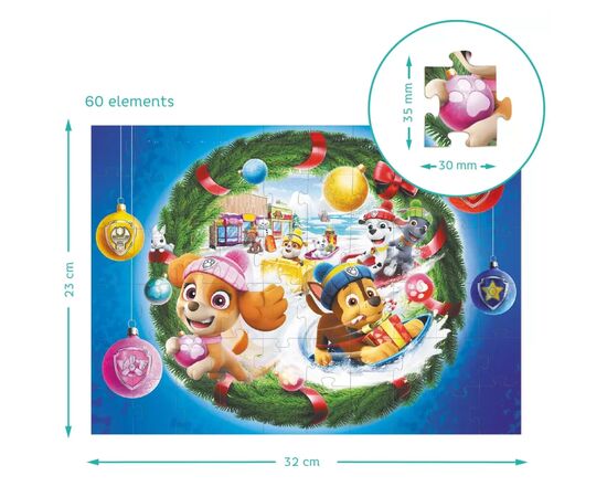 Пазл DoDo на 60 элементов Paw Patrol.Christmas (200420), изображение 5 Пазл DoDo на 60 элементов Paw Patrol.Christmas (200420), изображение 5