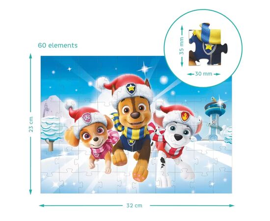 Пазл DoDo на 60 элементов Paw Patrol.Christmas (200421), изображение 5 Пазл DoDo на 60 элементов Paw Patrol.Christmas (200421), изображение 5