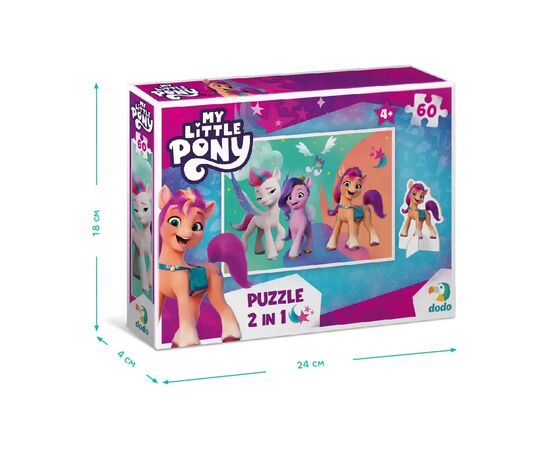 Пазл DoDo на 60 элементов с фигуркой My Little Pony (200138), изображение 4 Пазл DoDo на 60 элементов с фигуркой My Little Pony (200138), изображение 4