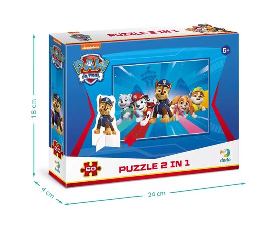 Пазл DoDo на 60 элементов с фигуркой Paw Patrol (200163), изображение 4 Пазл DoDo на 60 элементов с фигуркой Paw Patrol (200163), изображение 4