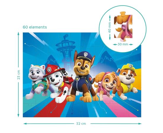 Пазл DoDo на 60 элементов с фигуркой Paw Patrol (200163), изображение 5 Пазл DoDo на 60 элементов с фигуркой Paw Patrol (200163), изображение 5