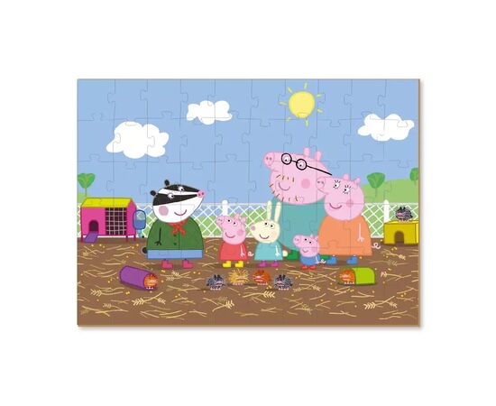 Пазл DoDo на 60 элементов с фигуркой Peppa Pig (200122), изображение 2 Пазл DoDo на 60 элементов с фигуркой Peppa Pig (200122), изображение 2