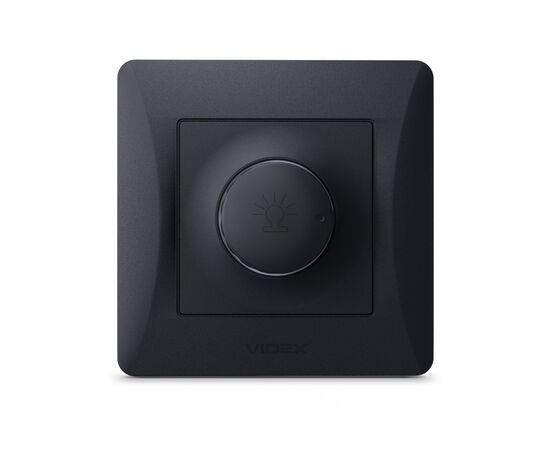 Світлорегулятор Videx BINERA 600Вт чорний граф (VF-BNDM600-BG)