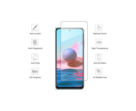 Скло захисне Drobak Xiaomi Redmi Note 10 Pro (494927), зображення 2 Скло захисне Drobak Xiaomi Redmi Note 10 Pro (494927), зображення 2