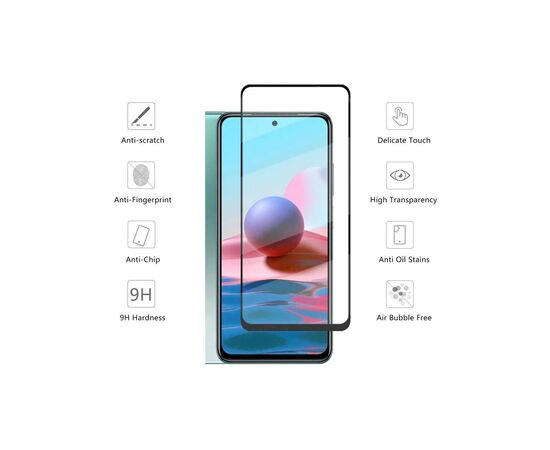 Скло захисне Drobak Xiaomi Redmi Note 10S (494906), зображення 2 Скло захисне Drobak Xiaomi Redmi Note 10S (494906), зображення 2