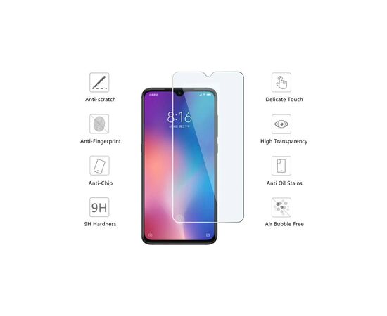 Скло захисне Drobak Xiaomi Redmi Note 8 2021 (606002), зображення 2 Скло захисне Drobak Xiaomi Redmi Note 8 2021 (606002), зображення 2