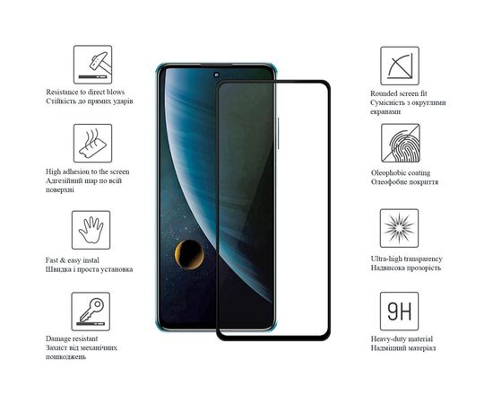 Скло захисне Drobak ZTE Blade V30 (616136), зображення 3 Скло захисне Drobak ZTE Blade V30 (616136), зображення 3