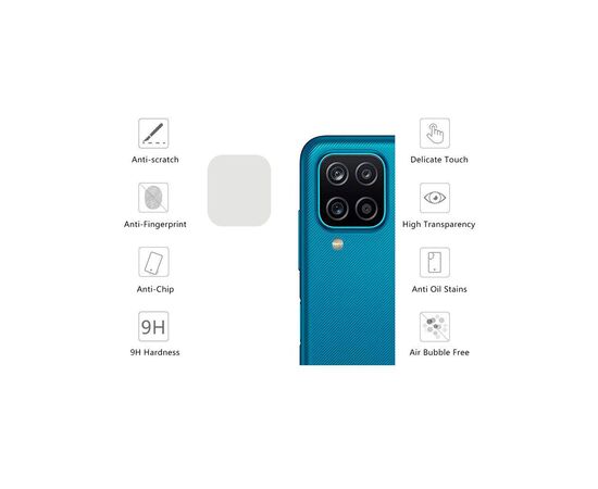 Стекло защитное Drobak camera Samsung Galaxy M12 (474784), изображение 2 Стекло защитное Drobak camera Samsung Galaxy M12 (474784), изображение 2