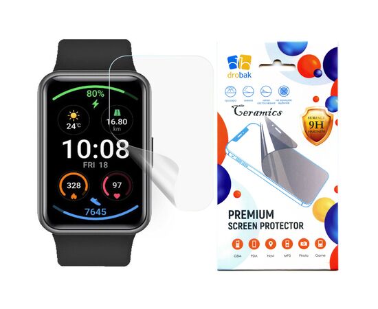 Стекло защитное Drobak glass-film Ceramics OPPO Watch Free (313177)