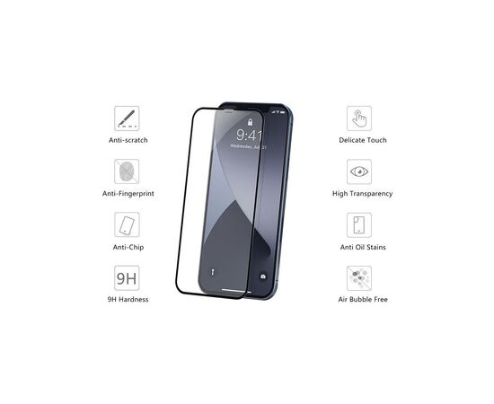 Стекло защитное Drobak Apple iPhone 12 mini (232350), изображение 2 Стекло защитное Drobak Apple iPhone 12 mini (232350), изображение 2