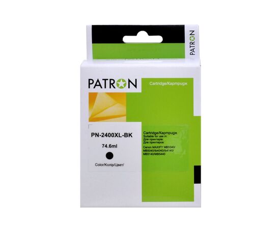 Картридж Patron Canon PGI-2400BK XL (9257B001) 2500 арк (PN-2400XL-BK)