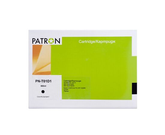 Картридж Patron Epson T01D XXL Black (C13T01D100) 50K (PN-T01D1)