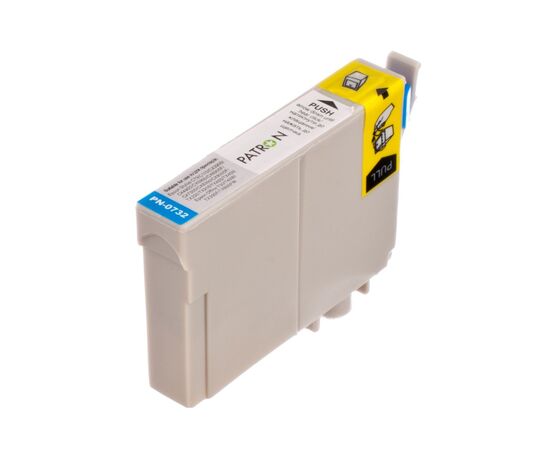 Картридж Patron Epson T0732/T1032/T1052 13 мл, Cyan (PN-0732), изображение 2 Картридж Patron Epson T0732/T1032/T1052 13 мл, Cyan (PN-0732), изображение 2