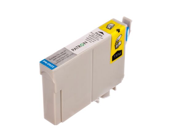 Картридж Patron Epson T0922/T1082 (C13T10824A10) 500c, Cyan (PN-0922), изображение 2 Картридж Patron Epson T0922/T1082 (C13T10824A10) 500c, Cyan (PN-0922), изображение 2