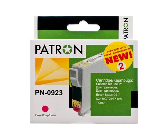 Картридж Patron Epson T0923/T1083 (C13T10834A10) 290c Magenta (PN-0923)