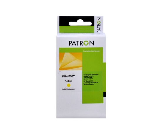 Картридж Patron HP 655 (CZ112AE) 770 арк, Yellow (PN-H655Y)