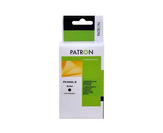 Картридж Patron HP 934XL (C2P19AE/C2P23AE) 1300c, Black (PN-934XL-B)