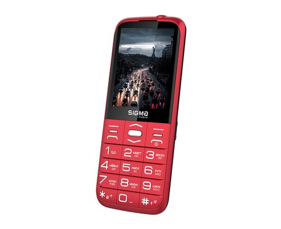 Мобільний телефон Sigma Comfort 50 Grace Type-C Red (4827798121825), зображення 4 Мобільний телефон Sigma Comfort 50 Grace Type-C Red (4827798121825), зображення 4