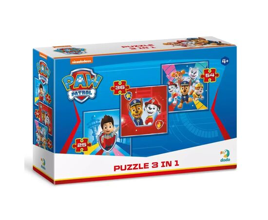 Пазл DoDo 3 в 1 Paw Patrol (200153)