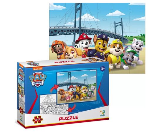 Пазл DoDo на 30 элементов 2 в 1 Paw Patrol (200159), изображение 3 Пазл DoDo на 30 элементов 2 в 1 Paw Patrol (200159), изображение 3