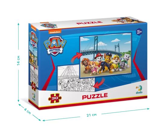 Пазл DoDo на 30 элементов 2 в 1 Paw Patrol (200159), изображение 4 Пазл DoDo на 30 элементов 2 в 1 Paw Patrol (200159), изображение 4