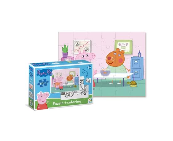 Пазл DoDo на 30 элементов 2 в 1 Peppa Pig (200116), изображение 4 Пазл DoDo на 30 элементов 2 в 1 Peppa Pig (200116), изображение 4