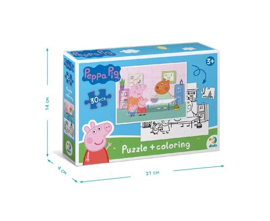 Пазл DoDo на 30 элементов 2 в 1 Peppa Pig (200116), изображение 5 Пазл DoDo на 30 элементов 2 в 1 Peppa Pig (200116), изображение 5