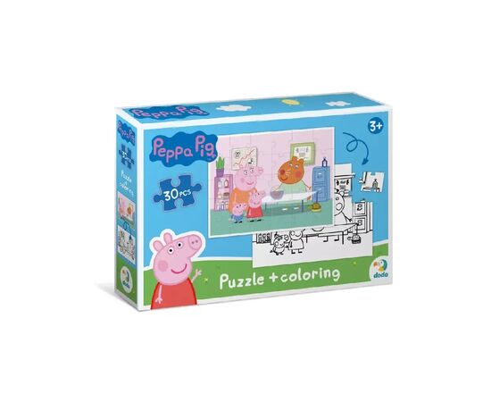 Пазл DoDo на 30 элементов 2 в 1 Peppa Pig (200116)