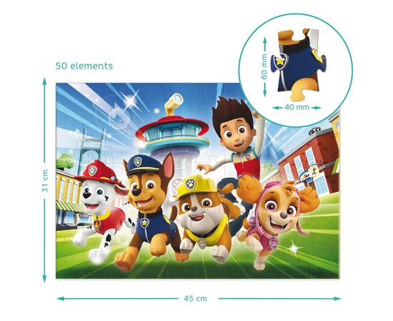 Пазл DoDo на 50 элементов Paw Patrol (200155), изображение 5 Пазл DoDo на 50 элементов Paw Patrol (200155), изображение 5
