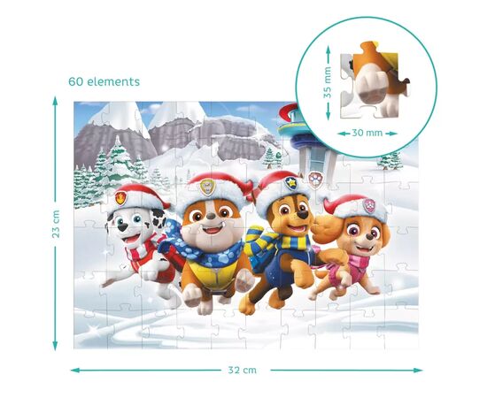 Пазл DoDo на 60 элементов Paw Patrol.Christmas (200422), изображение 5 Пазл DoDo на 60 элементов Paw Patrol.Christmas (200422), изображение 5