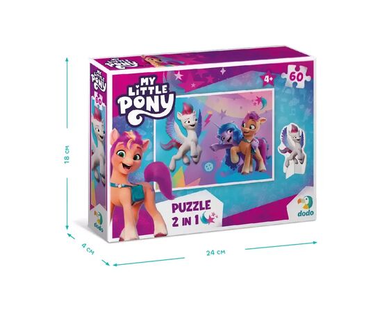 Пазл DoDo на 60 элементов с фигуркой My Little Pony (200137), изображение 4 Пазл DoDo на 60 элементов с фигуркой My Little Pony (200137), изображение 4