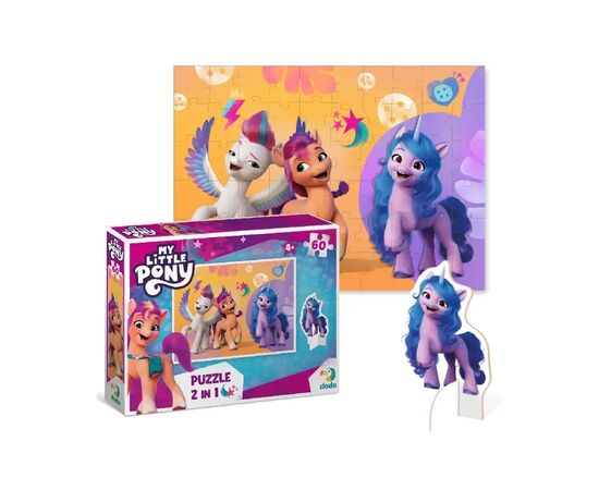 Пазл DoDo на 60 элементов с фигуркой My Little Pony (200139), изображение 3 Пазл DoDo на 60 элементов с фигуркой My Little Pony (200139), изображение 3