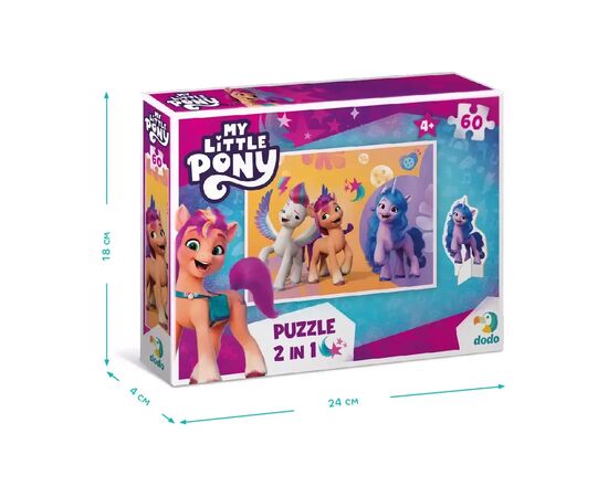 Пазл DoDo на 60 элементов с фигуркой My Little Pony (200139), изображение 4 Пазл DoDo на 60 элементов с фигуркой My Little Pony (200139), изображение 4